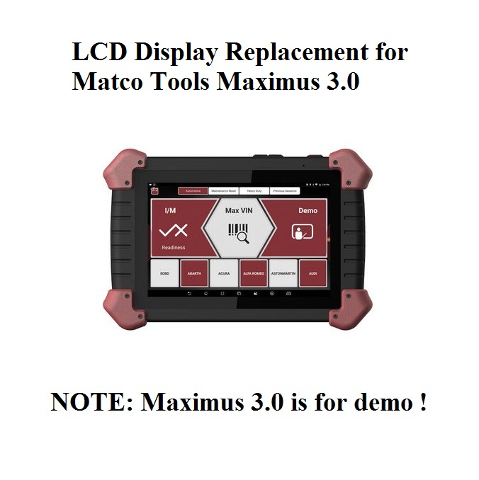 LCD Touch Screen Replacement for MATCO TOOLS MAXIMUS
